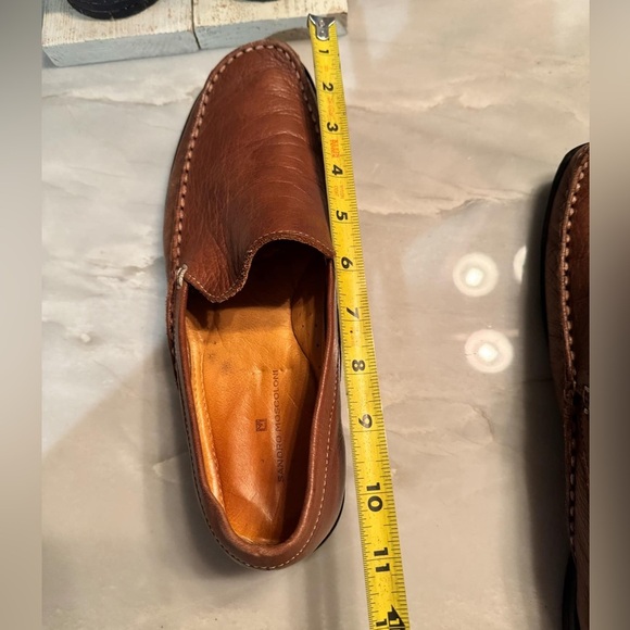 BRAZIL Sandro moscoloni Brown Leather Loafers size 8 - Picture 8 of 8